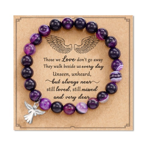 angel memorial bracelet